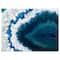 Designart - Blue Brazilian Geode - Abstract Canvas Wall Art Print